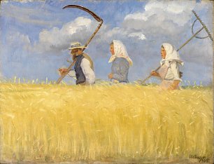 Anna Ancher Harvesters Wandbild