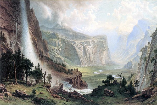 Albert Bierstadt Der Dom von Yosemite Wandbild