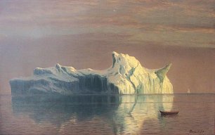 Albert Bierstadt Der Eisberg Wandbild