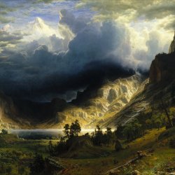 Albert-Bierstadt-Ein-Sturm-in-den-Rocky-Mountains,-Mt.-Rosalie
