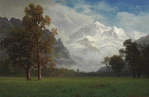 Albert Bierstadt Jungfrau Wandbild
