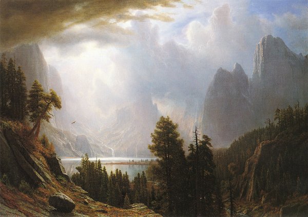 Albert Bierstadt Landschaft Wandbild