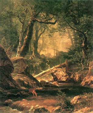 Albert Bierstadt Weisses Gebirge Wandbild