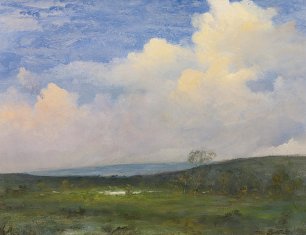 Albert Bierstadt Wolken ueber Californien Wandbild
