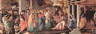 Sandro Botticelli Anbetung der Heiligen Drei Koenige London 1 Wandbild