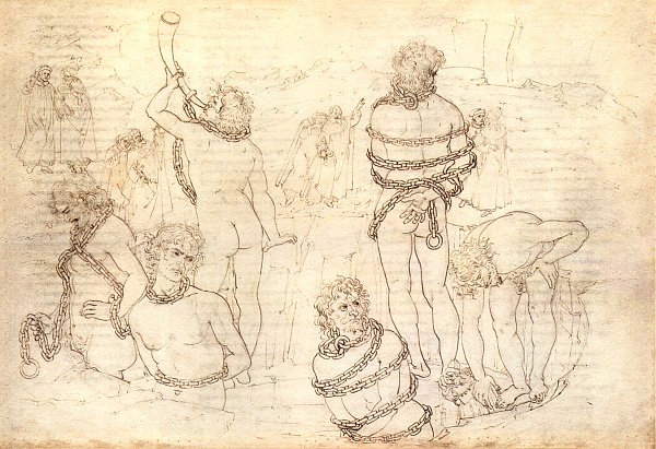 Sandro Botticelli Dante und Virgil Wandbild
