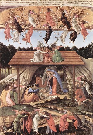 Sandro Botticelli Geburt Christi Mystische Geburt Wandbild