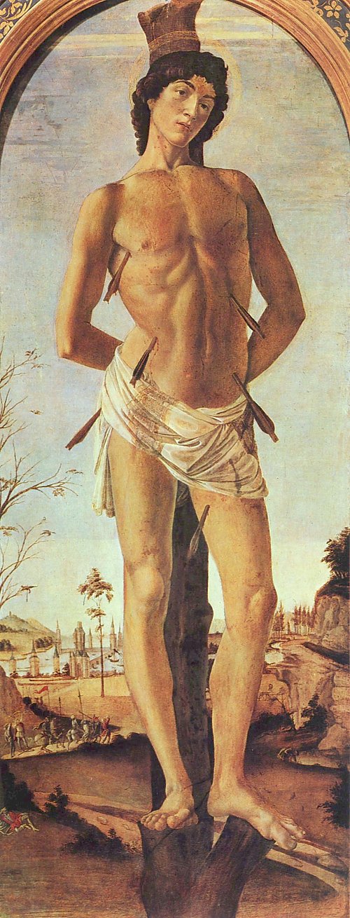 Sandro Botticelli Hl Sebastian Wandbild