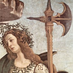 Sandro-Botticelli-Minerva-und-der-Kentaur-Detail