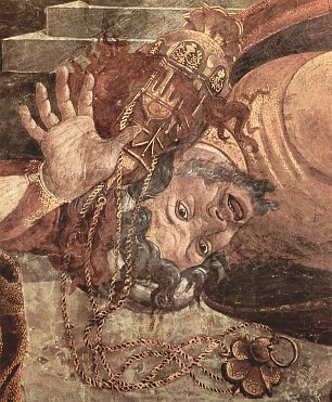 Sandro Botticelli Sixtinische Kapelle Bestrafung der Leviter Wandbild