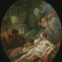 Francois-Boucher-SLEEPING-BACCHANTES-SURPRISED-BY-SATYRS