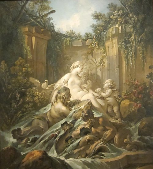 Francois Boucher The Fountain of Venus Wandbild