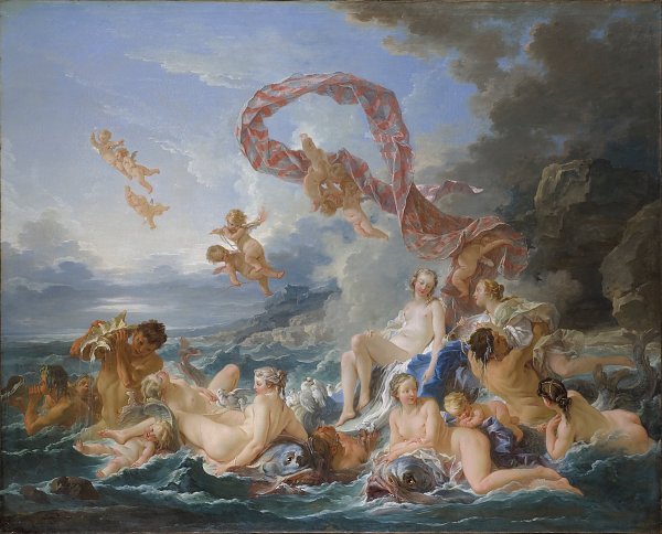 Francois Boucher The Triumph of Venus Wandbild