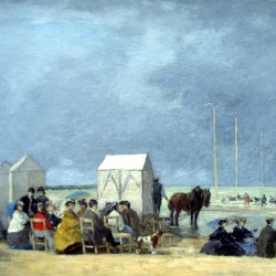 Eugene-Boudin-Bathing-Time-at-Deauville