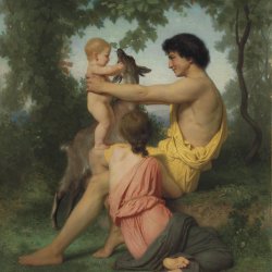 William-Adolphe-Bouguereau-Idyll-Ancient-Family