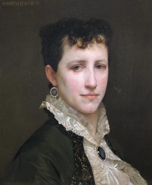 William Adolphe Bouguereau Portrait de Mademoiselle Elizabeth Gardner Wandbild
