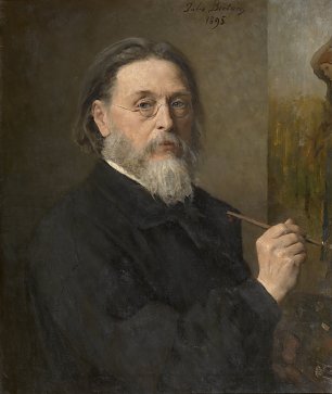 Jules Breton Autoportrait Wandbild