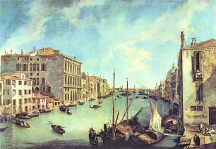 Canaletto Canale Grande a San Vio Wandbild