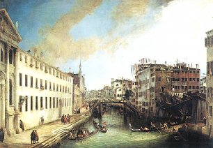 Canaletto Der Rio dei Mendicanti Wandbild