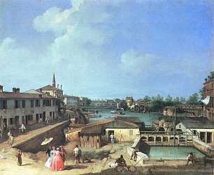 Canaletto Dolo am Brenta Wandbild