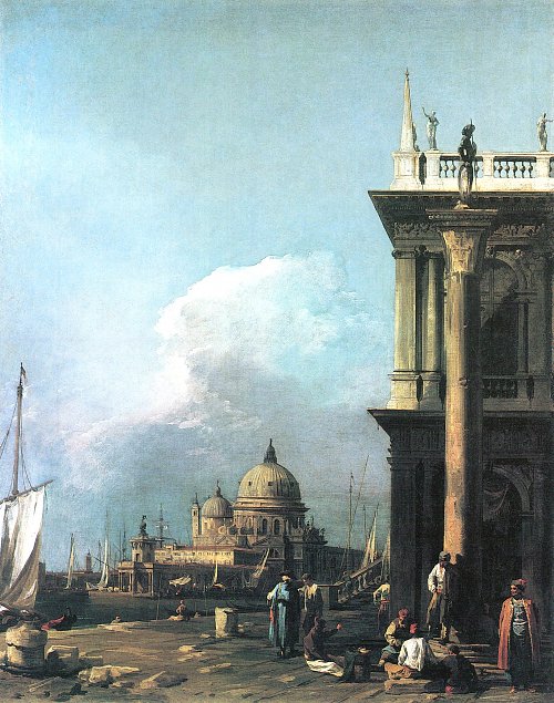 Canaletto Muendung des Canal Grande Blick von der Piazzetta aus Wandbild
