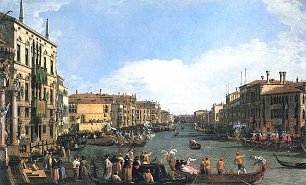 Canaletto Regatta auf dem Canal Grande Wandbild