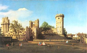 Canaletto Warwick Castle Ostseite Wandbild