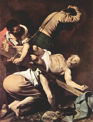 Michelangelo Caravaggio Kreuzigung des Paulus Wandbild