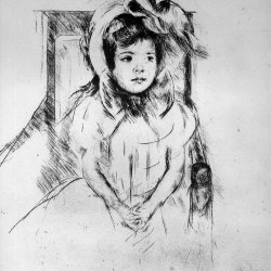 Mary-Cassatt-little-girl-with-cap-sun