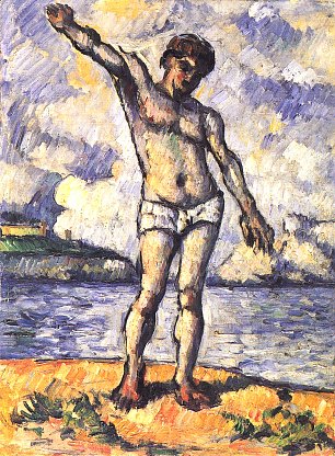 Paul Cezanne Badender mit ausgestreckten Armen Wandbild