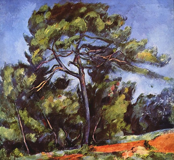 Paul Cezanne Die grosse Kiefer Wandbild