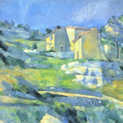 Paul-Cezanne-Haeuser-in-der-Provence