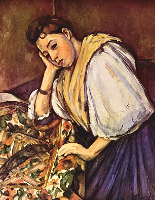 Paul Cezanne Junges italienisches Maedchen Wandbild