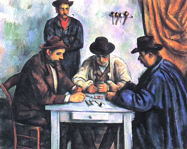 Paul Cezanne Kartenspieler Wandbild
