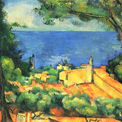 Paul-Cezanne-L-Estaque-mit-roten-Daechern