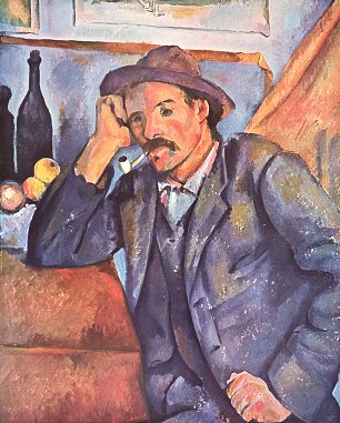Paul Cezanne Mann mit der Pfeife Wandbild