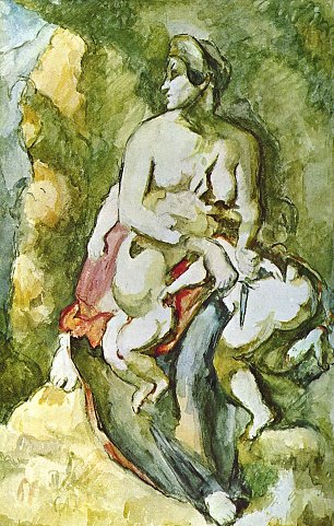 Paul Cezanne Medea nach Delacroix Wandbild