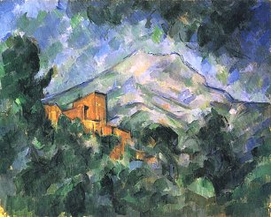 Paul Cezanne Montagne Sainte Victoire und Chateau Noir Wandbild