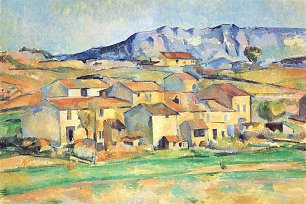 Paul Cezanne Montaigne Sainte Victoire 2 Wandbild
