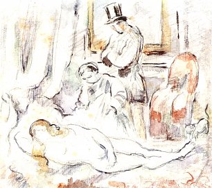 Paul Cezanne Olympia 1 Wandbild