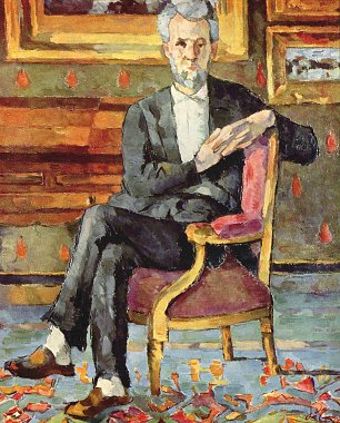 Paul Cezanne Portrait Victor Chocquet sitzend Wandbild