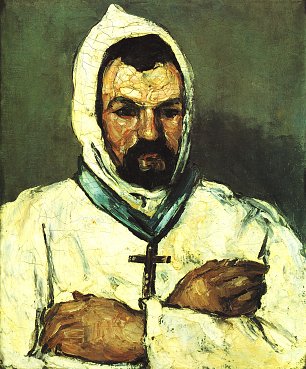 Paul Cezanne Portrait des Onkel Dominique als Moench Wandbild