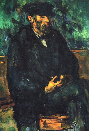 Paul Cezanne Portrait des Vallier Der Matrose Wandbild