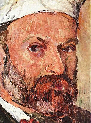 Paul Cezanne SelbstPortrait 4 Wandbild
