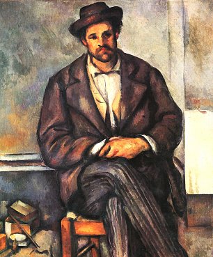 Paul Cezanne Sitzender Bauer Wandbild