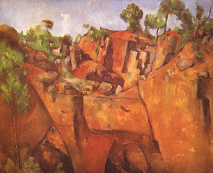 Paul Cezanne Steinbruch Bibemus Wandbild