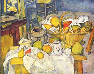 Paul Cezanne Stillleben mit Fruechtekorb