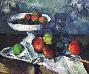 Paul Cezanne Stillleben mit Obstschale Wandbild