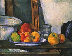 Paul Cezanne Stillleben mit offener Schublade Wandbild