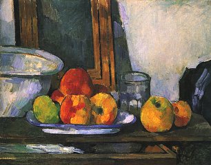 Paul Cezanne Stillleben mit offener Schu